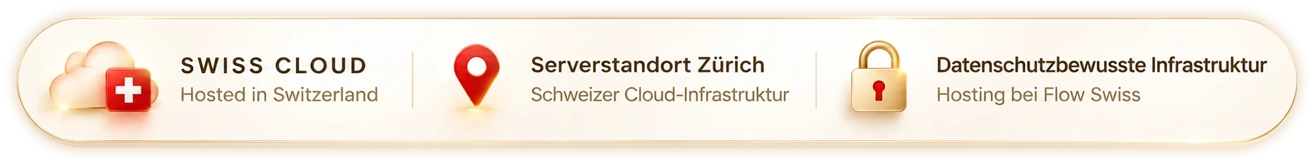 Swiss Cloud Hosting – SchoolFlow™ bei Flow Swiss in Zürich.
